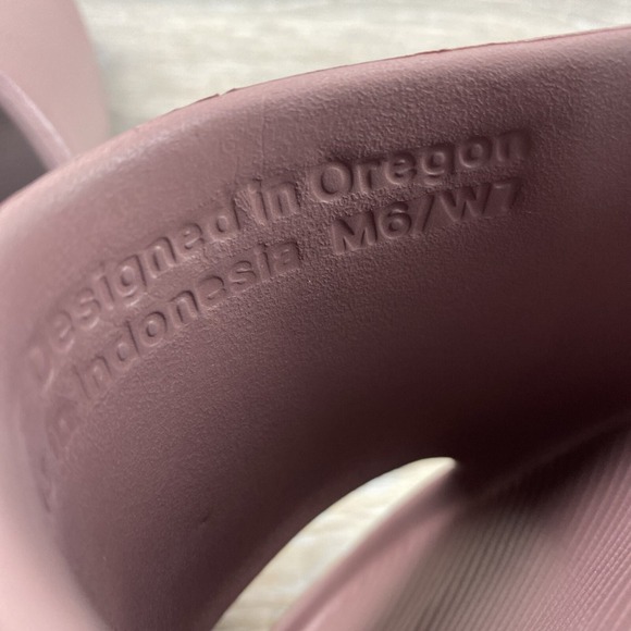 Nike Calm Slides Smokey Mauve DX4816-201 Women's Size 7 Men- 6‎ NEW - Picture 8 of 9